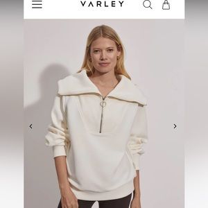 Varley Vine Pullover Ivory XS